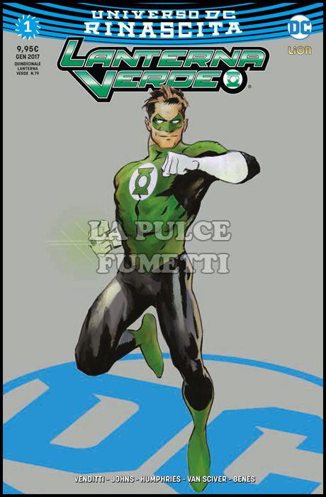 LANTERNA VERDE # 79 - LANTERNA VERDE 1 - SILVER CHROMIUM - RINASCITA